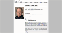 Desktop Screenshot of georgepinder.com