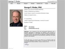 Tablet Screenshot of georgepinder.com